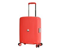 Cestovní kufr Snowball 4W S LOCK červená, Polypropylen