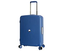 Cestovní kufr Snowball 4W M LOCK modrá, Polypropylen