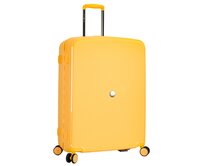 Cestovní kufr Snowball 4W L LOCK Žlutá, Polypropylen