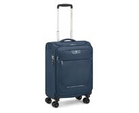 Cestovní kufr Roncato Joy 4W S USB modrá, Textil