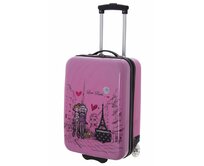 Dětský kufr Madisson Paris 2W SX růžová, ABS / Polykarbonát