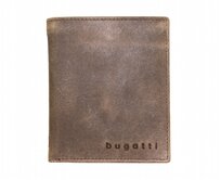 Pánská peněženka Bugatti Volo combi tabáková, Kůže