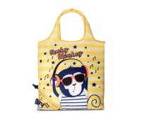 Fabrizio Skládací nákupní taška Punta Monkey Žlutá, Textil