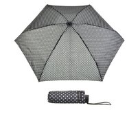 Deštník Snowball mini aluminium černá, Textil