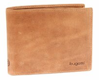 Pánská peněženka Bugatti Volo flap béžová, Kůže