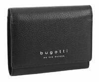 Dámská peněženka Bugatti Linda černá, Kůže