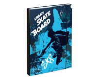 BAAGL Desky na školní sešity A4 Skateboard modrá, papír