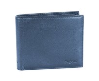 Pánská peněženka Bugatti Sempre classic modrá, Kůže