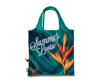 Fabrizio Skládací nákupní taška Tropical zelená, Textil