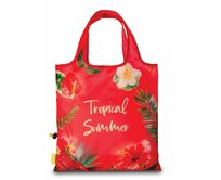 Fabrizio Skládací dámská taška Punta Tropical červená, Textil