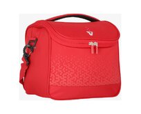 Kosmetický kufr Roncato Crosslite červená, Textil