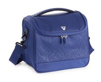 Kosmetický kufr Roncato Crosslite modrá, Textil