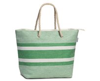 Dámská taška Fabrizio Stripes zelená, Textil