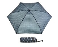 Deštník Snowball mini aluminium modrá, Textil