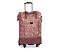 Fabrizio Nákupní taška na kolečkách PUNTA Big Wheel růžová, Textil