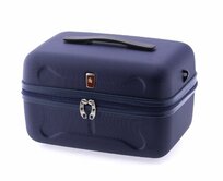 Kosmetický kufr Gladiator Beetle modrá, ABS