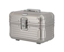 Kosmetický kufr Travelite NEXT stříbrná, Aluminium