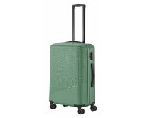 Cestovní kufr Travelite Bali 4W M zelená, ABS