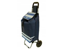 Nákupní taška na kolečkách Dielle modrá, Textil