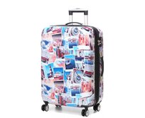 Cestovní kufr Snowball PC 4W M bílá, ABS / Polykarbonát