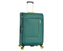 Cestovní kufr Snowball 4W L zelená, Textil