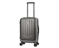 Cestovní kufr Snowball 4W S šedá, Polykarbonát