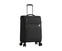 Cestovní kufr Snowball 4W M černá, Textil