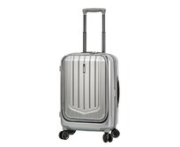 Cestovní kufr Snowball 4W S stříbrná, Polykarbonát