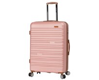 Cestovní kufr Madisson 4W L růžová, ABS