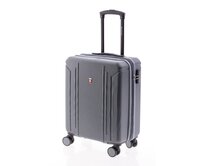 Cestovní kufr Gladiator Tropical 4W S šedá, ABS