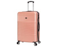 Cestovní kufr Lee Cooper PC L růžová, Polykarbonát