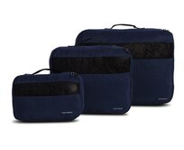 Fabrizio SET 3ks cestovních organizérů na oblečení WORLDPACK S,M,L modrá, Textil