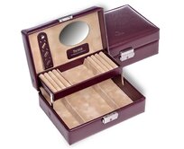 Šperkovnice Sacher Britta Classic new vínová, imitace kůže