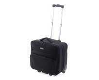 Pilotní kufr John Travel Explorer černá, Textil