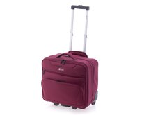 Pilotní kufr John Travel Explorer červená, Textil