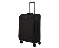 Cestovní kufr Travelite Rugen M černá, Textil