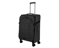 Cestovní kufr Travelite Briize 4w M černá, Textil