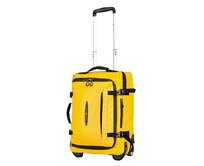 Cestovní kufr Snowball Waterproof 2W S Žlutá, Textil