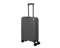 Cestovní kufr Travelite Basics 4W S skládací antracitová, Polykarbonát