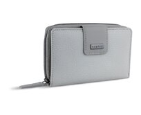 Dámská peněženka Bugatti Sina zip M šedá, Kůže