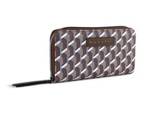 Dámská peněženka Bugatti Ella classic zip hnědá, Polyuretan