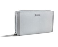 Dámská peněženka Bugatti Sina zip Long šedá, Kůže