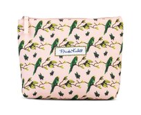 Kosmetická taška Frida Kahlo L růžová, Textil