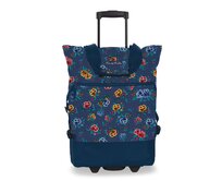 Nákupní taška na kolečkách Frida Kahlo modrá, Textil