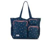 Plážová taška Fabrizio XXL 3 Pockets modrá, Textil