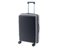 Cestovní kufr John Travel Arcadia 4W M šedá, Polypropylen