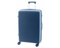 Cestovní kufr John Travel Arcadia 4W L modrá, Polypropylen