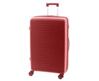 Cestovní kufr John Travel Arcadia 4W L červená, Polypropylen