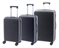 Cestovní kufry set 3ks John Travel Arcadia S,M,L šedá, Polypropylen