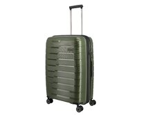 Cestovní kufr Travelite AIR BASE 4W M zelená, Polypropylen